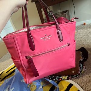 Kate Spade Pink Nylon Tote